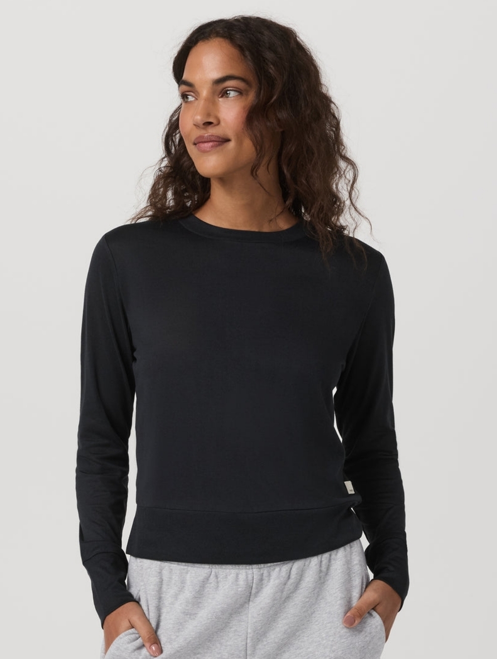 Vuori Daydream Crew | Black Heather | Like New Size XS